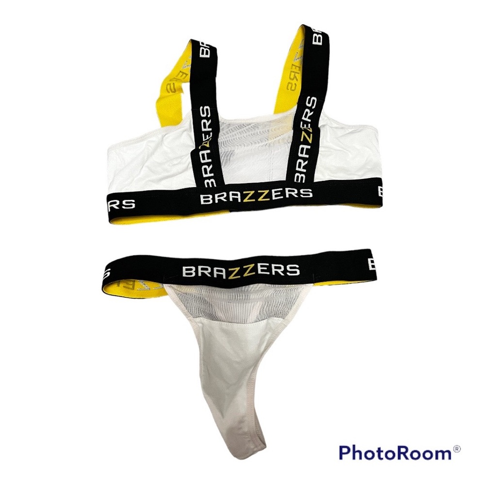 Brazzers white lingerie